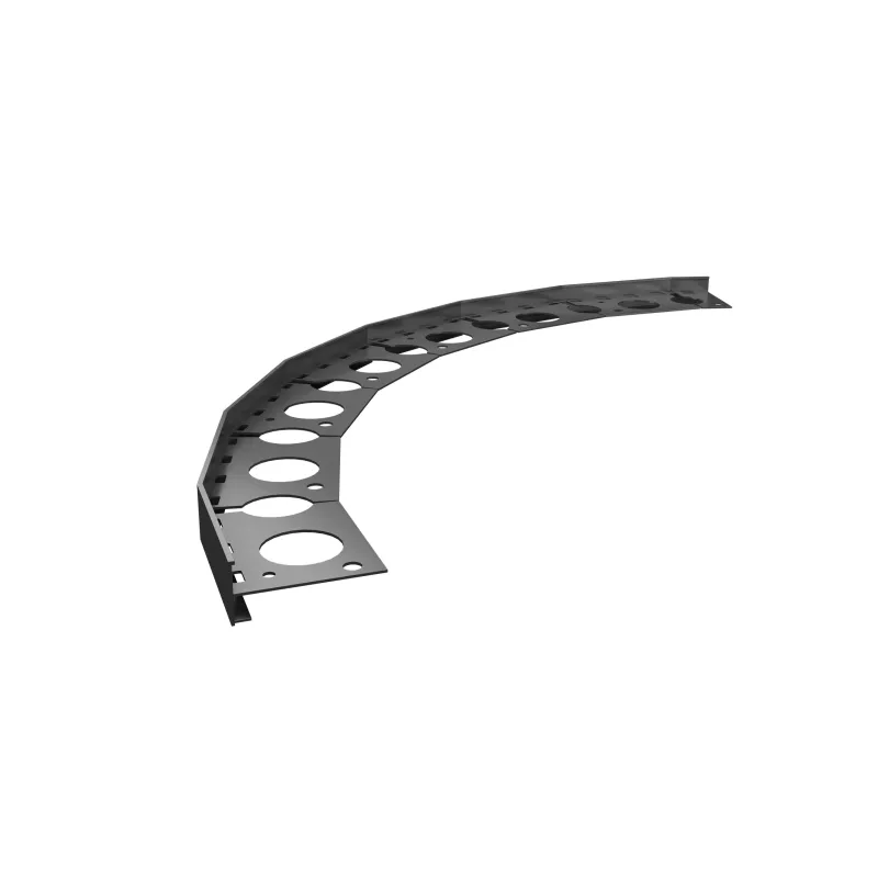 SC1 curved step edging with serrations