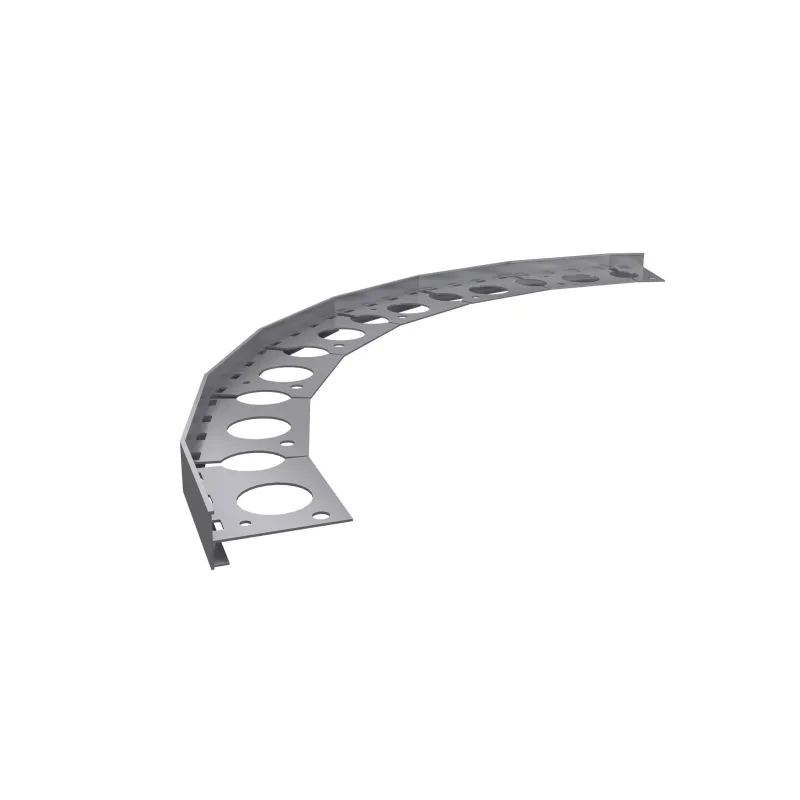 SC1 ALU curved step edging with serrations