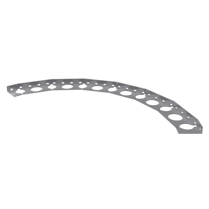 SZ15 ALU curved step edging with serrations